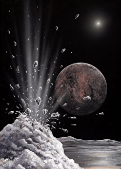 Pluto Prints: Charon Ice Volcano Print