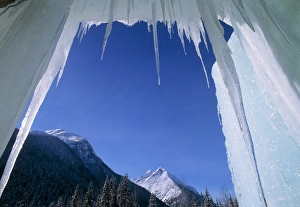 Rocky Mountains View Prints: Icicles, Canada