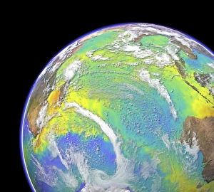 Indian Ocean, surface temperatures C016/3720 Indian Ocean, surface temperatures C016/3720