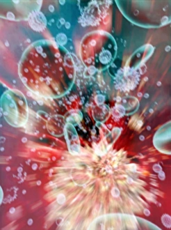Influenza Virus Prints: Influenza, computer artwork