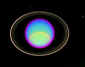 IR image of Uranus atmosphere IR image of Uranus atmosphere