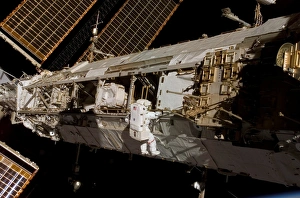 Space Exploration Images Prints: ISS construction, October 2007