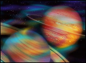 Jupiter and Saturn Jupiter and Saturn