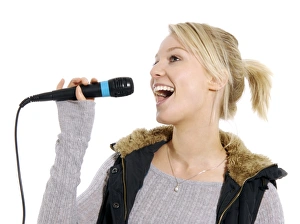 Female Vocalist Prints: Karaoke