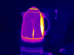 Thermography Images Prints: Kettle, thermogram