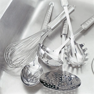 Home Cooking Essentials Prints: Kitchen utensils