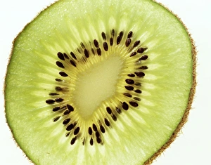 Vitamin C Rich Food Prints: Kiwi fruit slice