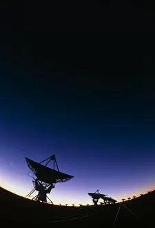 Images Dated 30th September 2003: Very Large Array (VLA) radio antennae