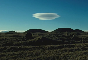 Lenticular cloud near Mauna Kea, Hawaii, USA Lenticular cloud near Mauna Kea, Hawaii, USA