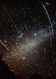 Milky Way Astronomy Prints: Leonid meteors