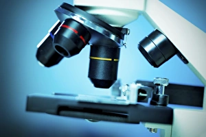 Medical Laboratory Equipment Prints: Light microscope F006 / 8554
