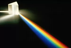 Images Dated 21st May 2003: Light passing through prism