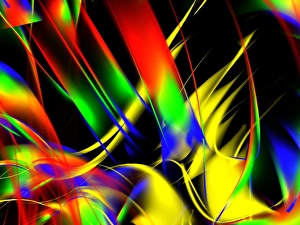 Abstract Computer Graphics Prints: Lights