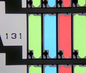 Liquid crystal display grid, SEM Liquid crystal display grid, SEM