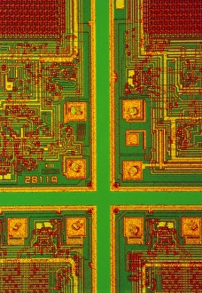 Microchip Technology Prints: Lm of a wafer