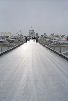 River Thames Crossing Prints: London Millennium Bridge