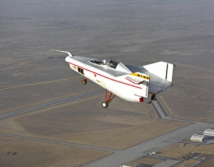 M2-F1 lifting body in towed flight C017/7573 M2-F1 lifting body in towed flight C017/7573