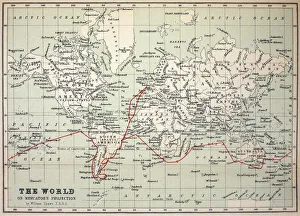 Map Darwins Beagle Voyage South America Map Darwins Beagle Voyage South America