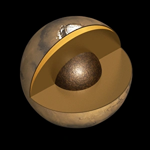 Mars Prints: Mars Interior Print