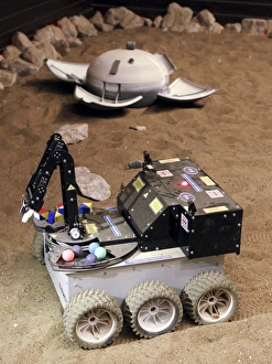 Russian Space Technology Prints: Mars rover testing