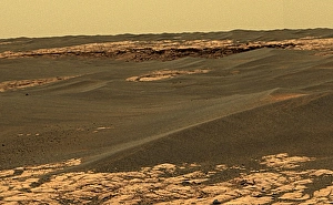 True Colour Print of Erebus Crater on Mars