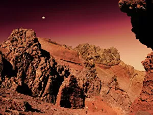 Images Dated 7th November 2003: Martian landscape