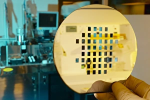 MEMS production, machined silicon wafer MEMS production, machined silicon wafer