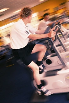 Male Fitness Prints: Men exercising