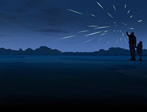 Meteor Shower Prints: Meteor Shower