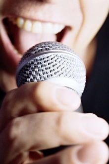 Communication Technology Prints: Microphone use