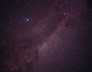 Milky Way showing Comet Halley Milky Way showing Comet Halley