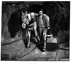 19th Century Mining Prints: Mining, 19th century