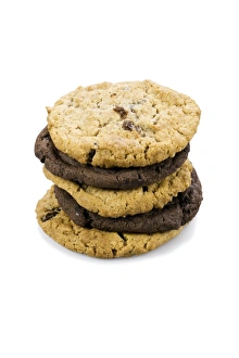 Sweet Treats Images Prints: Mixed stack of cookies