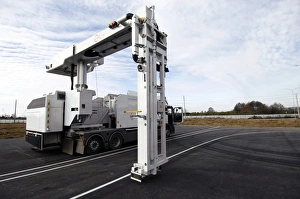Images Dated 26th August 2011: Mobile X-ray security scanner Print