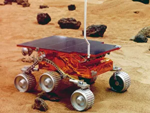 Mars Rover Prints: Model of the Mars Pathfinder Rover Sojourner Print