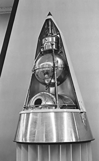 Sputnik Prints: Print of Sputnik 2 Cut-away Model