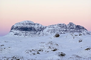 Images Dated 6th February 2012: Mount Suilven Winter Print
