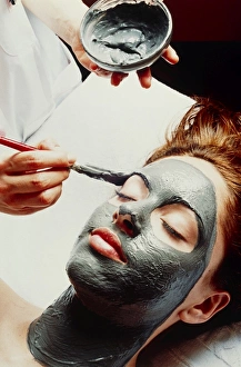 Natural Beauty Treatments Prints: Mud pack