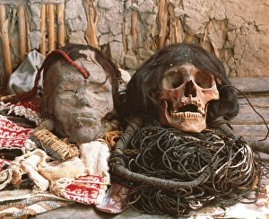 Mummified heads Mummified heads