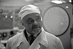 Prints of Nikolay Antonovich Dollezhal (1899-2000), Soviet nuclear engineer, at a meeting of the USSR Academy of Sciences Images Dated 2008 April: Print of Nikolay Dollezhal at USSR Academy of Sciences meeting in 1967