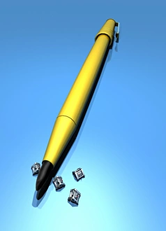Nanomachines and pen, artwork F006/9869 Nanomachines and pen, artwork F006/9869