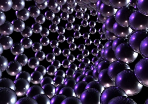 Fullerene Structure Prints: Nanoring structure, artwork