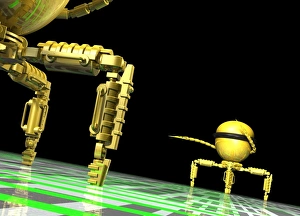 Nanorobotics Prints: Nanorobots, artwork