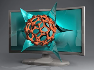 Nanotechnology research, conceptual image Nanotechnology research, conceptual image