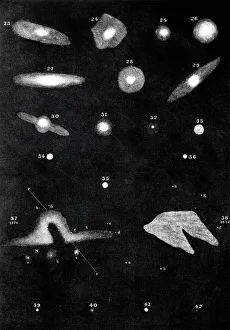 Nebulae drawn by William Herschel, 1811 C002/5044 Nebulae drawn by William Herschel, 1811 C002/5044
