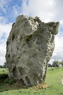 Wiltshire Archaeological Site Prints: Neolithic standing stone