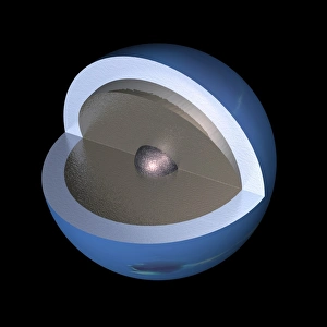 Neptune's Interior Print: A 3-Layered Art Prints