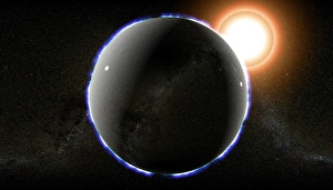 Neutron star, artwork Neutron star, artwork