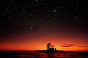 Night Sky Astronomy Prints: Night sky & sunset