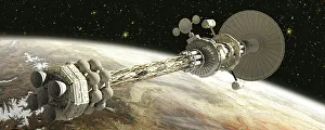 Nuclear-powered Spacecraft Print